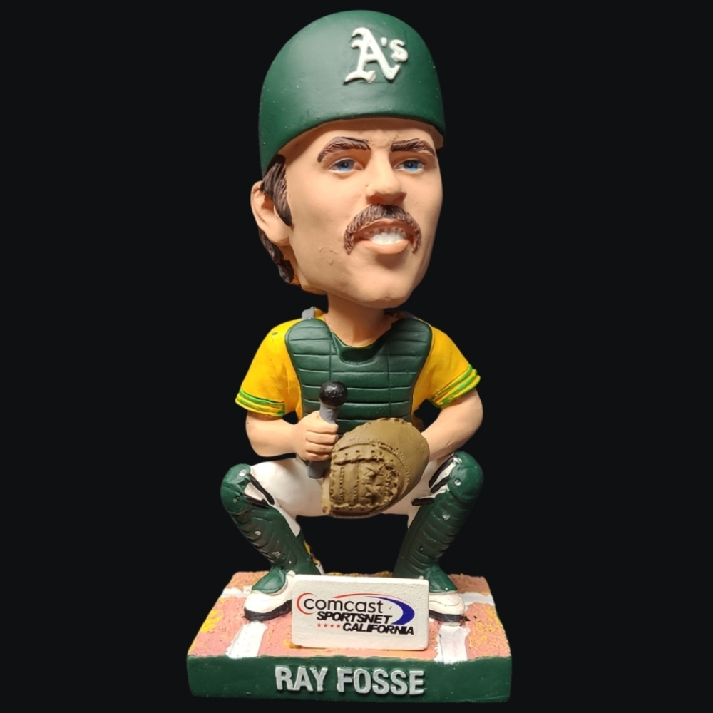 A's 2011 BOBBLE HEAD "RAY FOSSE" SATURDAY, AUG.13th LIMITED EDITION
